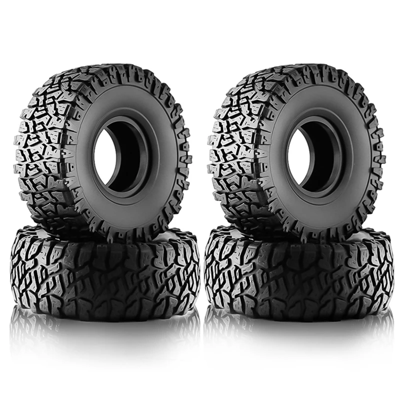 

4Pcs 120Mm 1.9Inch Rubber Tire Wheel Tyre For 1/10 RC Crawler Car Traxxas TRX4 RC4WD D90 Axial SCX10 90046 II III Redcat
