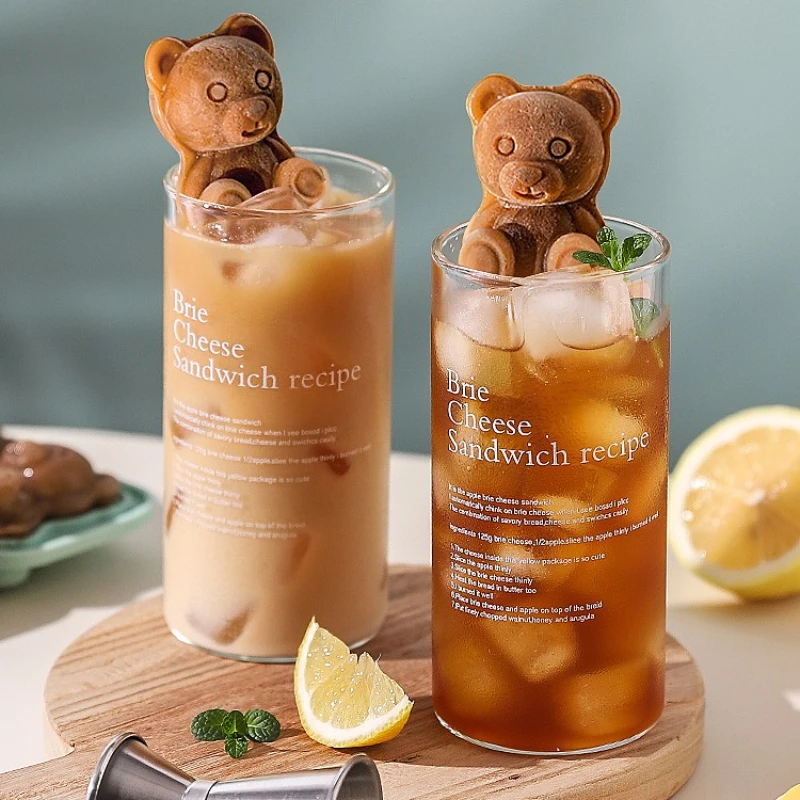

Cute Little Bear Ice Block Mold Creative Household Creative Silicone Ice Grid Coffee Milk Tea Refrigerator Ice Box Grinding Tool