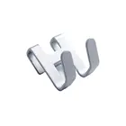 1 шт. пространство алюминиевый дверной крючок H-образный подвесной для хранения в ванной, на кухне полка для душа сумка для полотенец посуда Органайзер оборудование