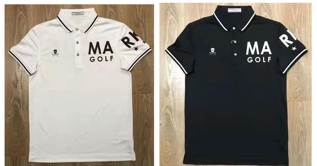 

Mark&Lona Men's Golf Clothing 2022 Summer Short Sleeve Quick-dry T-shirt Male Casual Breathable Lapel Top 남성용 골프 티셔츠