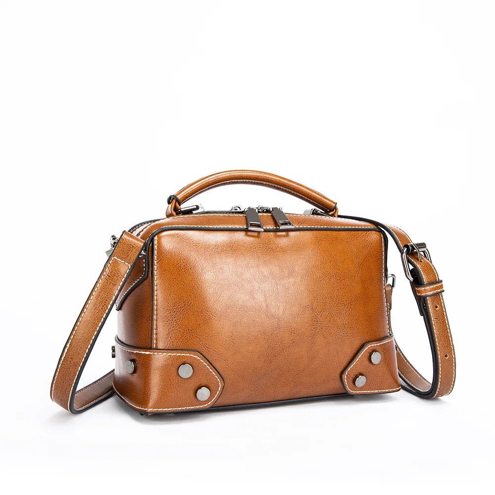 2023 Новый дизайн Женская Повседневная маленькая сумочка из натуральной кожи