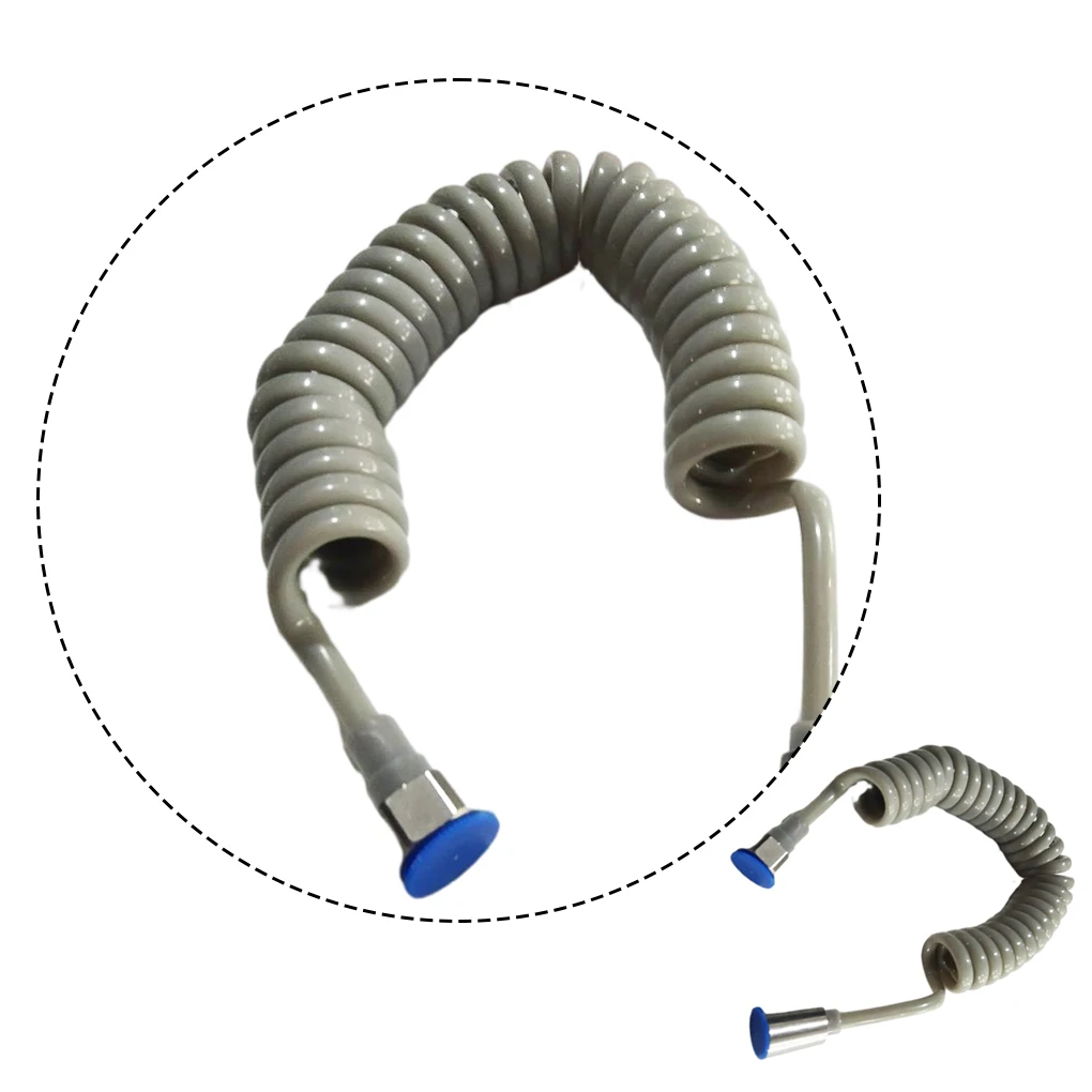 

Spring Flexible Shower Hose Bathroom Toilet Sprayer Tube