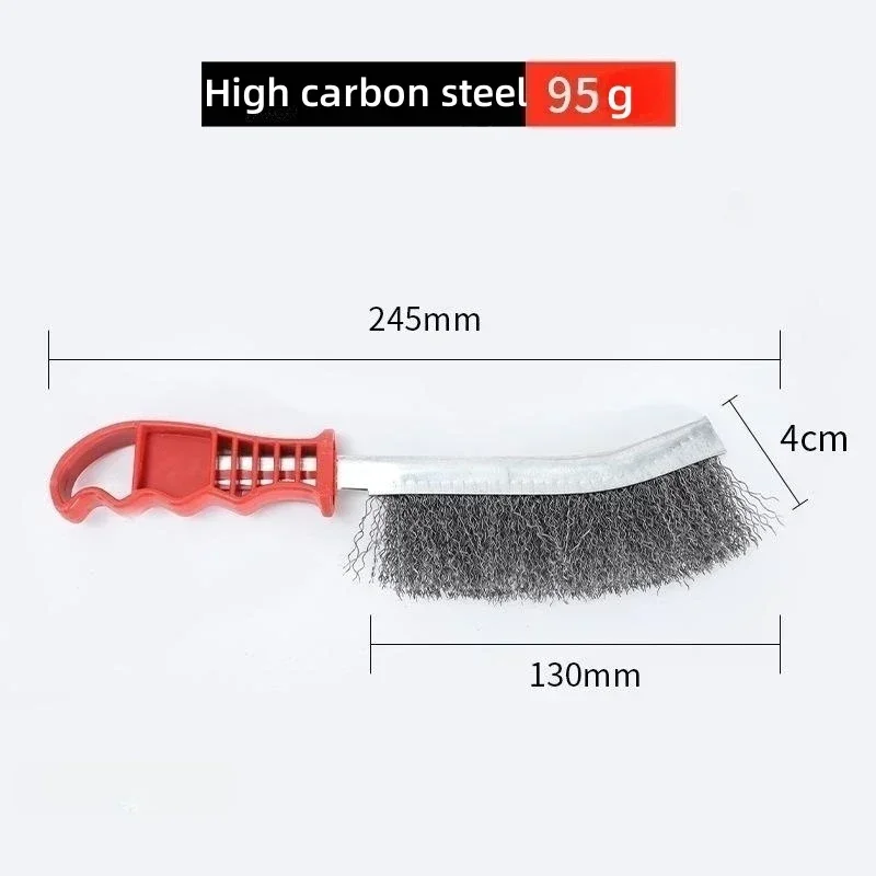 

245 мм проволочные щетки с латунным покрытием, многофункциональная щетка из углеродистой стали, очиститель из нержавеющей стали, инструменты для удаления ржавчины на гриле и барбекю