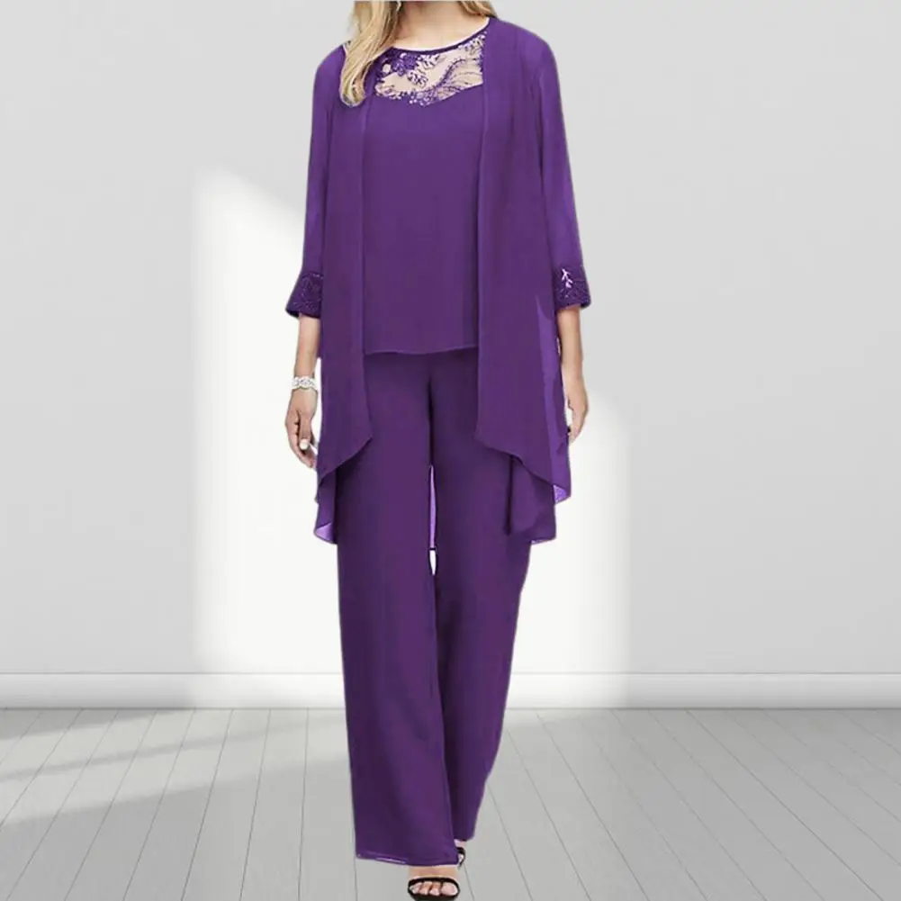 

Элегантный женский офисный костюм из сетчатой ткани с вырезами, 1 комплект