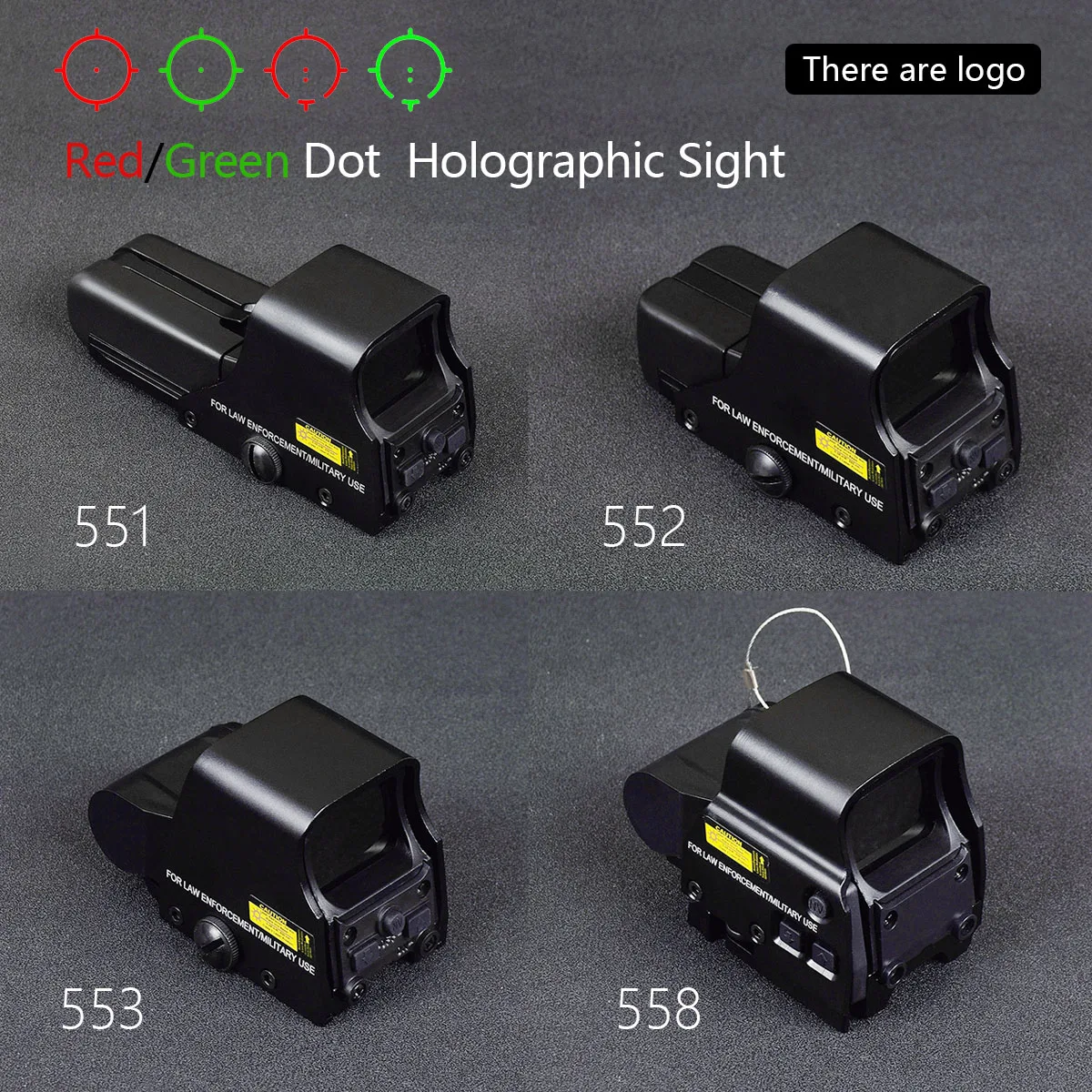 

Riflescope 551 552 553 558Holographic Green Red Dot Sight Reflex Optics Night Vision Gun Rifle Scope 20mm Rail Mount Taurus AR15
