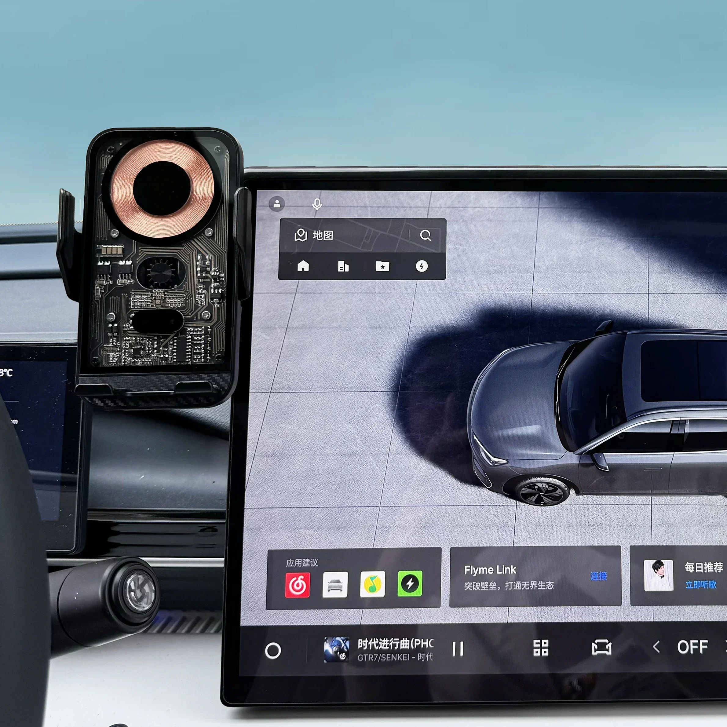 Для Geely EX5 держатель мобильного телефона автомобильный держатель центральный экран управления многофункциональный навигационный кронштейн ящик для хранения (art.: 3920d40f8a003) - 3920d40f8a003