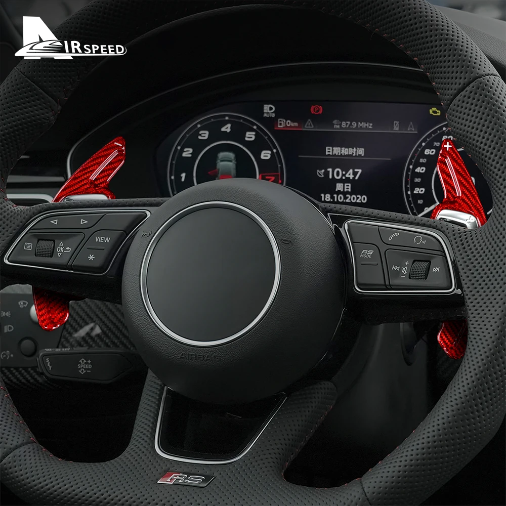 Удлинитель переключения передач из углеродного волокна для Audi RS3 RS4 RS5 R8 TT RS 2 шт.