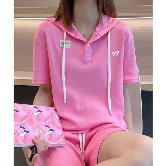 2023 Golf T-shirt Golf Skirt Set Women's Golf Suit Summer New Two Piece Golf Set Horse Golf Suit Women's Tennis Skirt Shorts