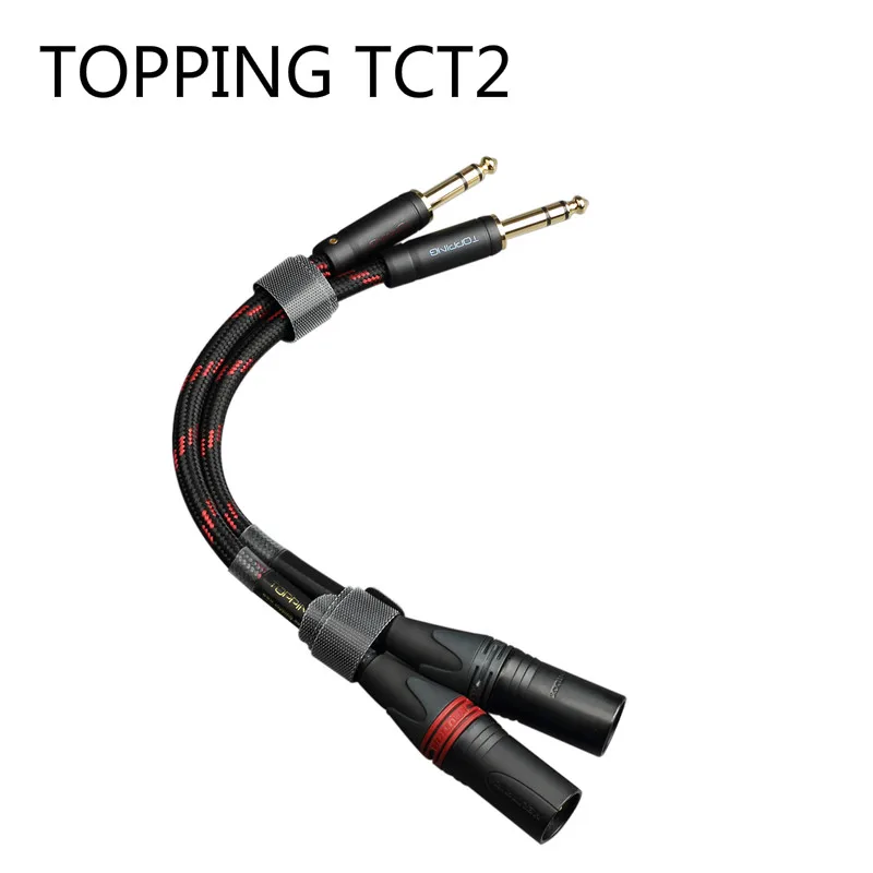 

TOPPING TCT2 HIFI аудио кабель большой трехъядерный 6,35 революционный XLR Мужской Балансирующий кабель