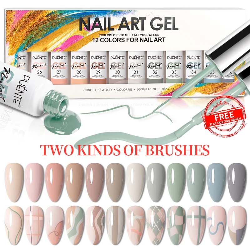 

Лайнер для дизайна ногтей, набор гелей для рисования, Гель-лак для ногтей серии серого цвета, УФ-гель для ногтей «сделай сам», Полупостоянный...