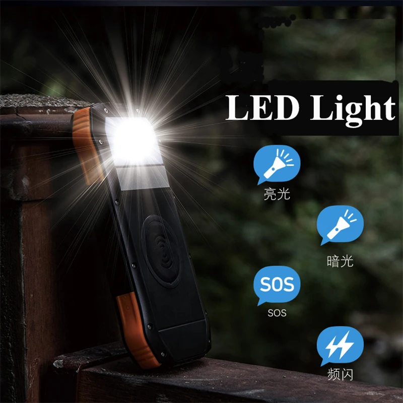 Внешний аккумулятор на солнечной батарее 18 Вт 16000 мАч