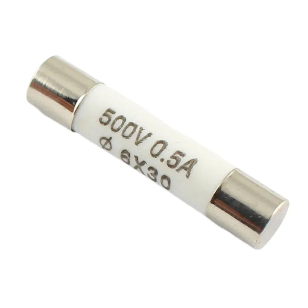 50 шт. керамический картридж предохранителя RO58 6x30 мм 500 В F 0.5A 1A 2A 3A 4A 5A 6A 8A 10A 13A 15A 16A 20A