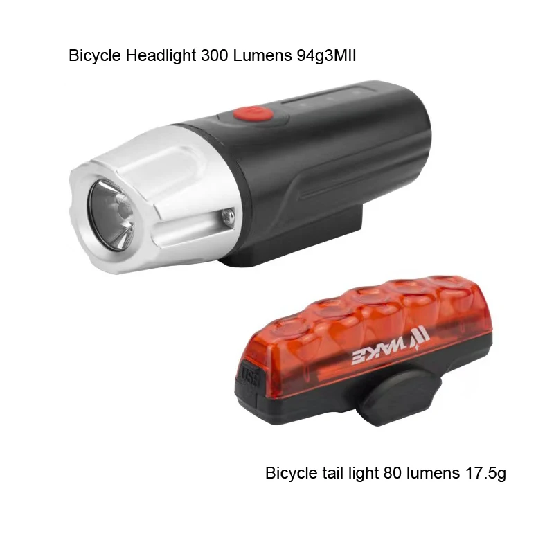 

Mountain Bike Waterproof Headlight, 300 Lumen Flashlight, Night Riding Headlight, Mountain Bike Lighting Horn Light