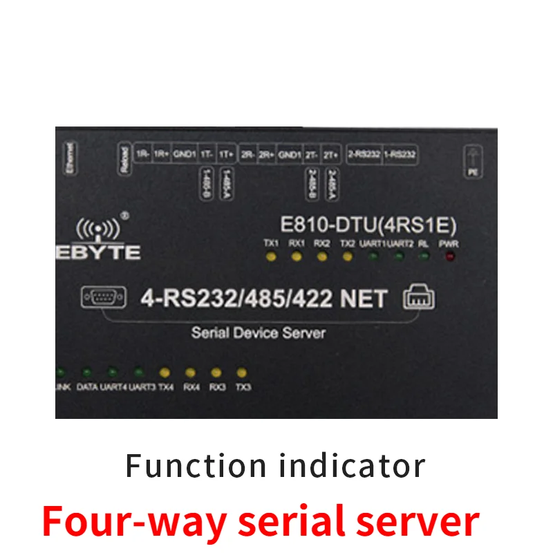 

RS422 RS485 RS232 Ethernet сервер с последовательным портом Modbus 4-канальный E810-DTU(4RS1E) 32-битный процессор RTU UDP TCP DataTransceiver