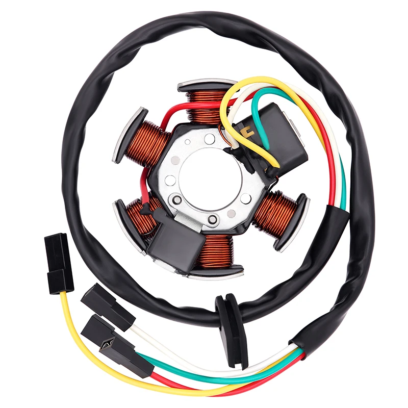 Фото Статор генератора для мотоциклов Yamaha DT50 R European TZR50 5WX-H1410-00-00 5WX-H1400-01-00, для Aprilia RS50 RX50 MX50 №2