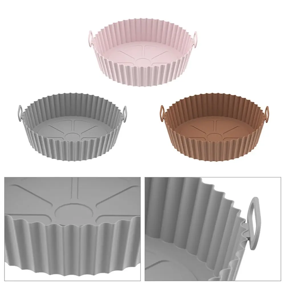 

New Accessories Tray Replacement Reusable For Air Fryer Silicone Pot Baking Basket