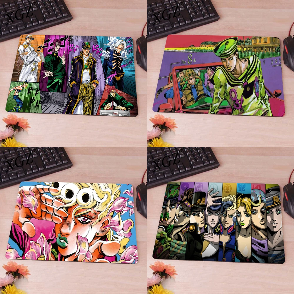 

Anime Mat XGZ Jojo Bizarre Adventure Mouse Carpet Office on The Table Desk Mat Keyboard Setup Computer Mouse Pad Mice Gaming