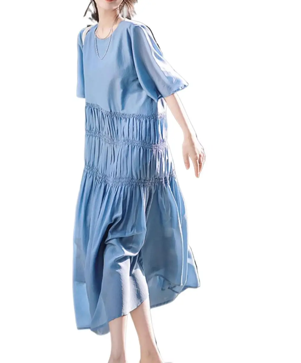 

2023 Women's Clothing Summer Loose and Irregular Dress 0803