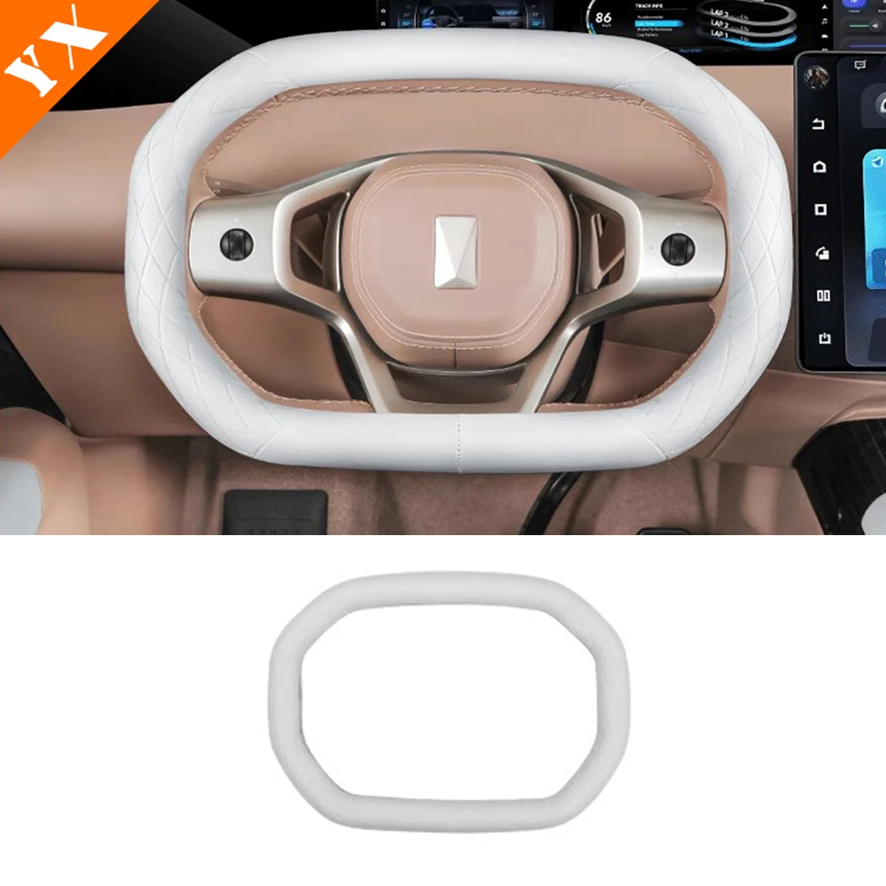 

Для Changan AVATAR 07 2024-2025 аксессуары автомобильный чехол на руль из искусственной кожи внутренняя защита украшения