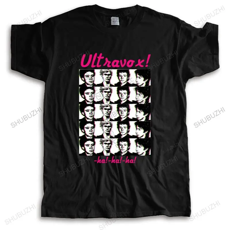 

Men crew neck tshirt cotton brand tee-shirt black Ultravox - Ha!-Ha!-Ha! hahaha new men's short sleeve tshirts print t-shirt