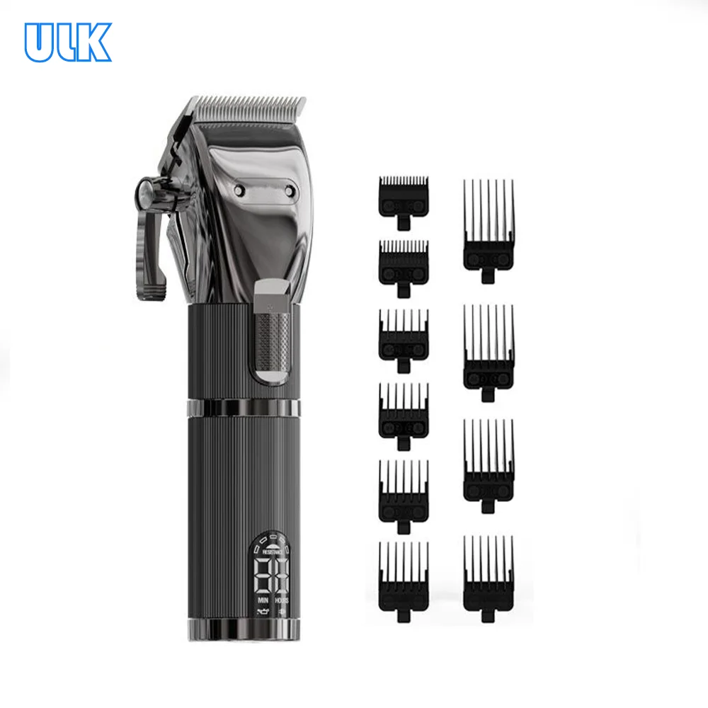 

7000rpm Hair Clipper Set with 10 Guide Comb Hair Beard Trimmer 0mm Clipper Barber Salon Cutting Machine Top Quality New Arraval