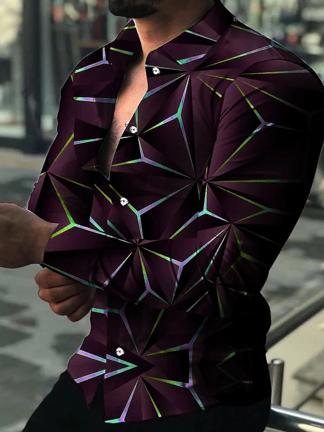 

Мужская Повседневная рубашка с принтом, гавайская пляжная рубашка, уличная одежда, мужская одежда, кардиган, Классическая рубашка с длинным...