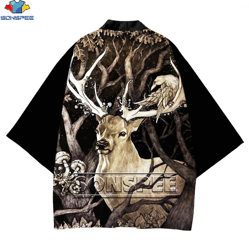 Охотничье кимоно SONSPEE камуфляжная верхняя 3D обложка в стиле джунглей пальто