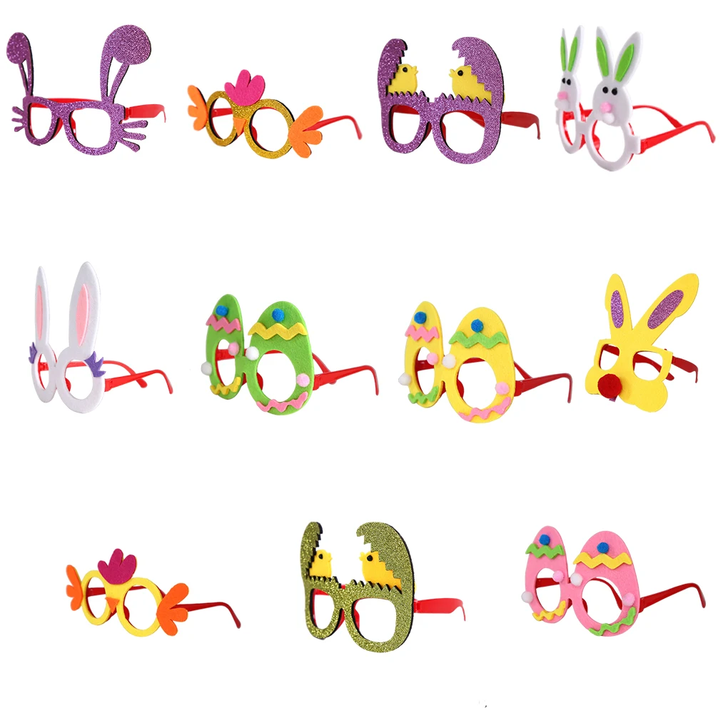 

Пасхальные блестящие очки, животные, курица, танцы на день рождения, аксессуары для детей