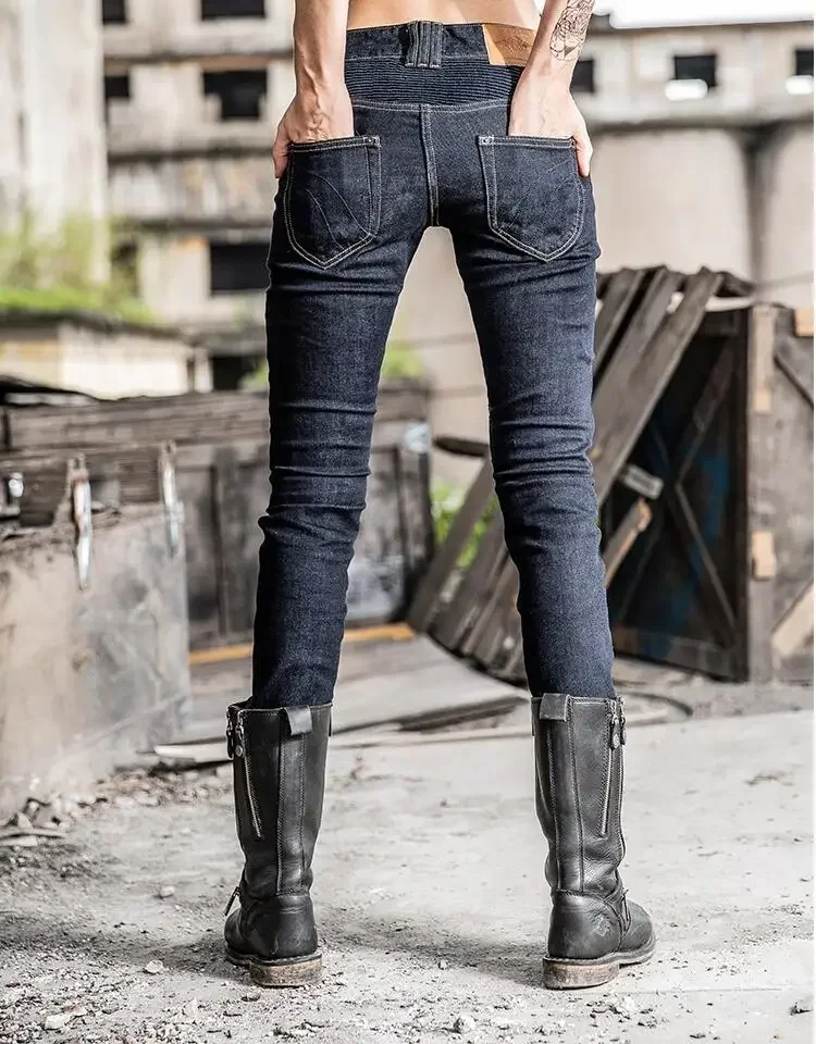 Uglybros классические облегающие женские мотоциклетные джинсы брюки съемное