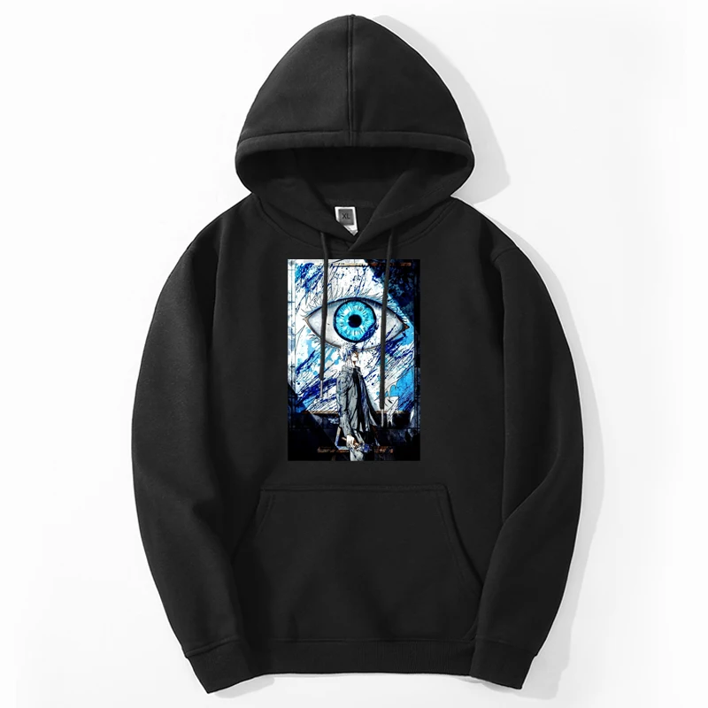 

Jujutsu Kaisen Hoodies Hot Japanese Anime Satoru Gojo Graphic Printed Sweatshirts Oversize Casual Sportswear Spring Autumn Hoody