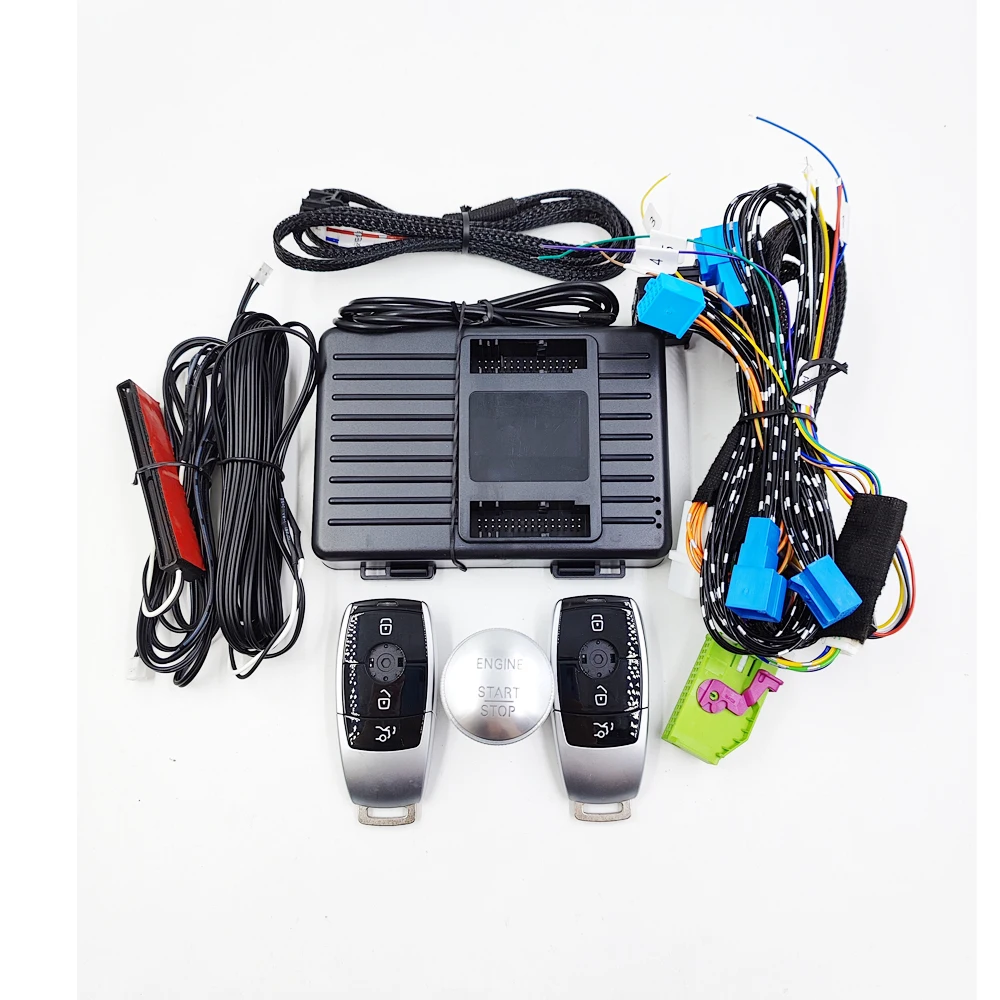 

Для Mercedes Benz ML GL W166 X166 2013-2015 Модернизированная система запуска и остановки двигателя пульт дистанционного запуска бесключевой доступ автомобильные аксессуары