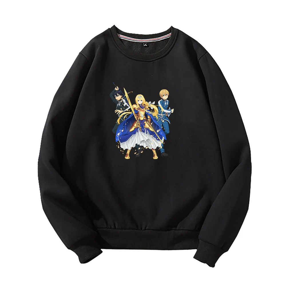

sword art online 2D Print O-Neck Sweatshirt Harajuku Round Collar 020a merch