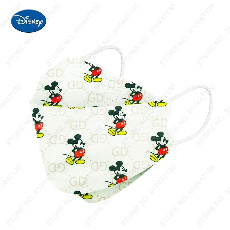 Детская маска Disney kn95 20-200 шт./упаковка 4-слойная защита Пылезащитная дышащая