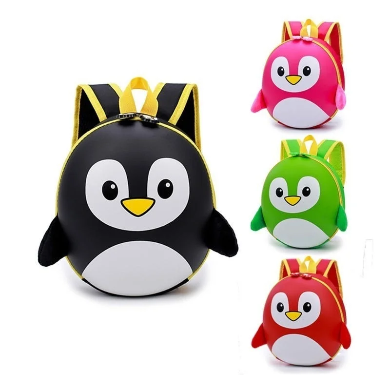

Cute Children's Schoolbag New Penguin Eggshell Backpack for Girls Boys Kids Kindergarten School Bags Baby Mimi Shoulder Bag