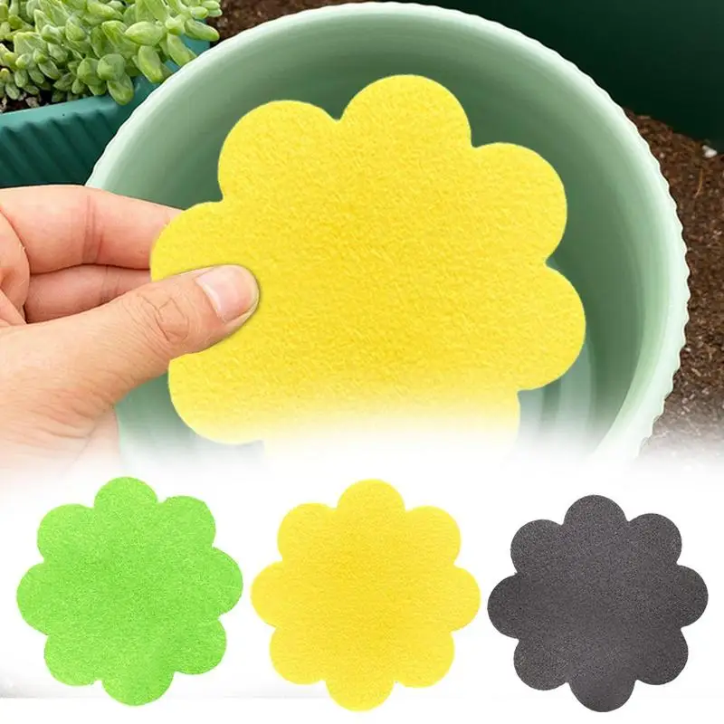

20Pcs Flower Pot Mesh Pad Bonsai Pot Bottom Grid Mat Breathable Gaskets Planter Pad Plant Pot Polyester Pad Filters for pots