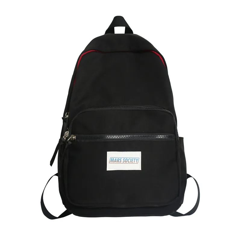 

Women Canvas Backpack Fashion Women Shoulder Bag Stitching Color School bag For Teenage Girl Children Backpack Mochila