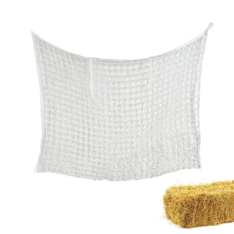 

Hay Nets For Horses 35x47 Inch Hay Net Feeder Hung Feeding Supplies Horse Feeder Half Day Feeding Grazing 1.18*1.18inch Holes