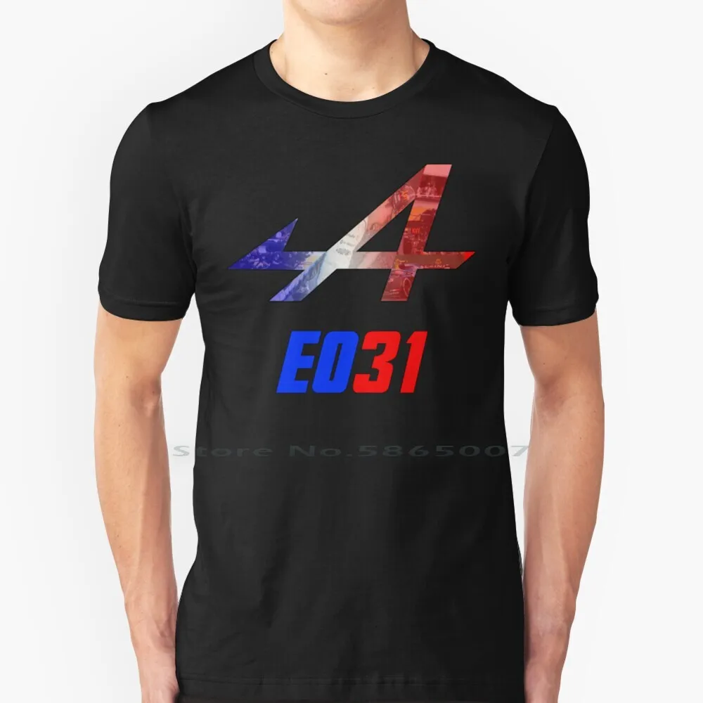 

Esteban Ocon Eo31 T Shirt 100% Cotton Esteban Ocon 31 Alpine Team Team 2021 Big Size 6xl Tee Gift Fashion