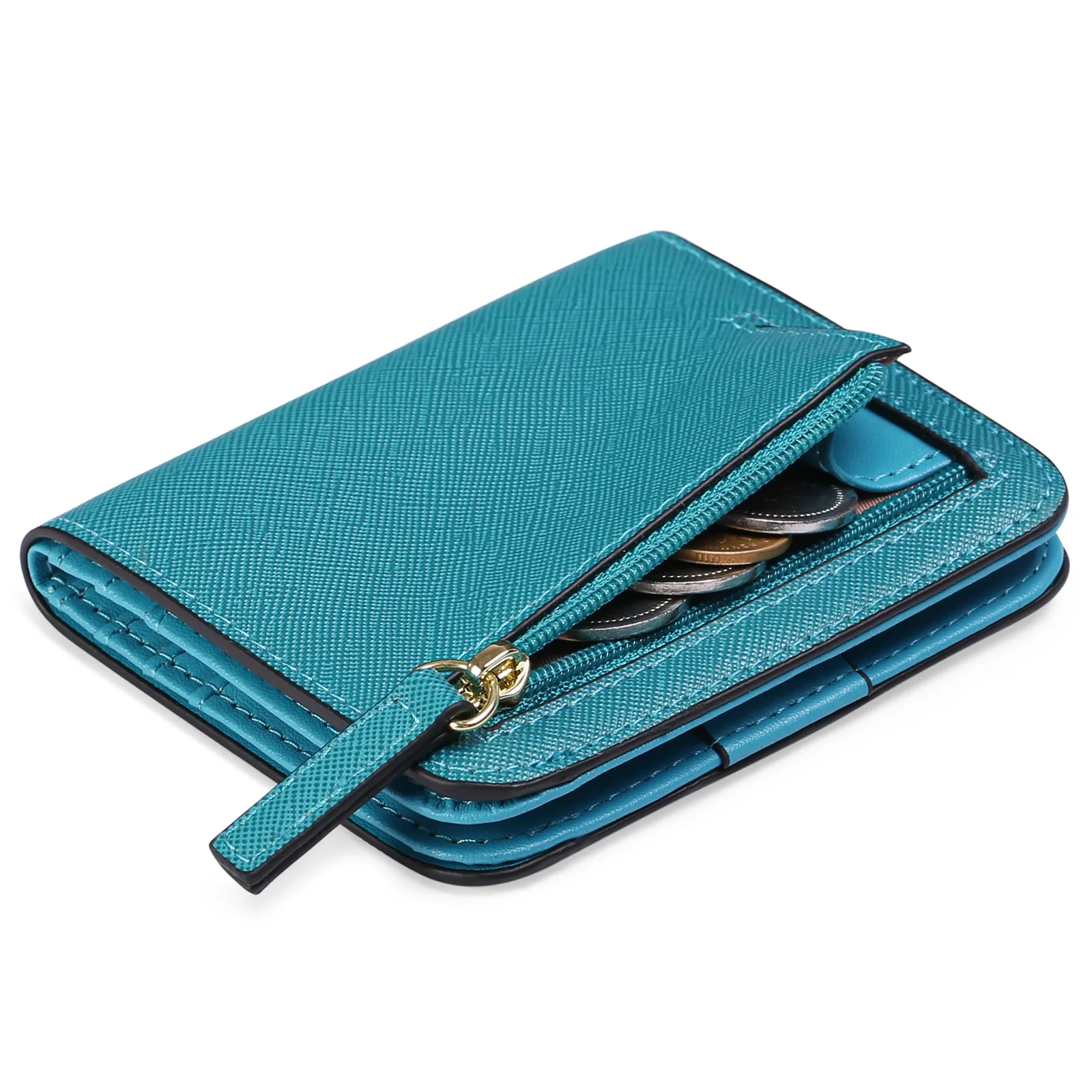 New Ultrathin Women's Short Wallet Multifunctional Korean Edition Simple PU Zero Wallet Card Bag Key Bag