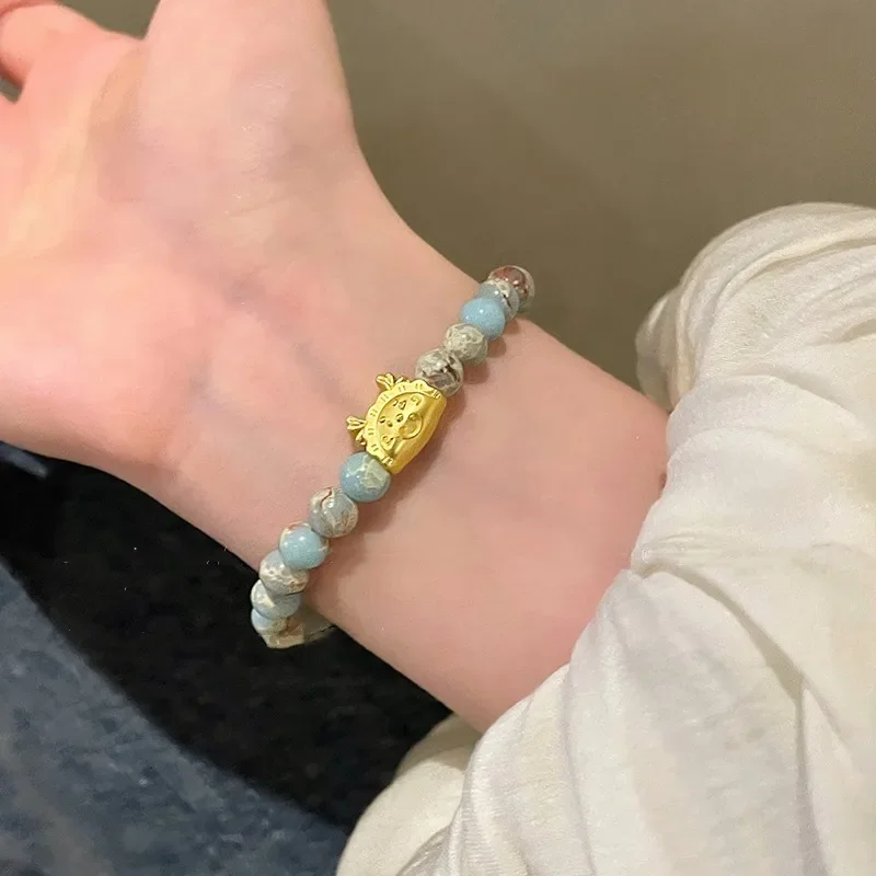 2024 новый роскошный дизайн чувственный браслет из бисера в год дракона женский