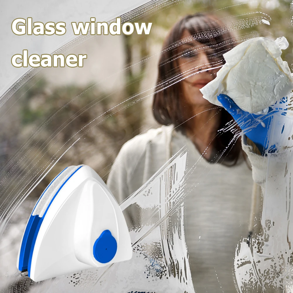 

Магнитная щетка для мытья стекол, двухсторонняя искусственная щетка для мытья окон, бытовой инструмент для очистки окон, Магнитная щетка дл...