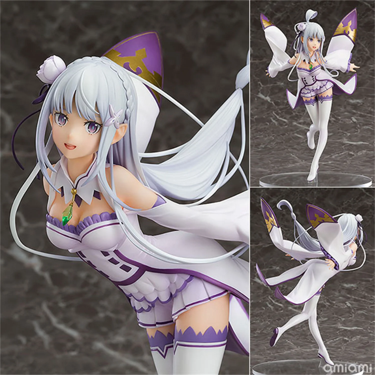 

Re:Zero kara Hajimeru Isekai Seikatsu Emilia 1/7 PVC Action Figure Sexy Cut Girl Anime Hentai Model Dolls Collection Gift Toys