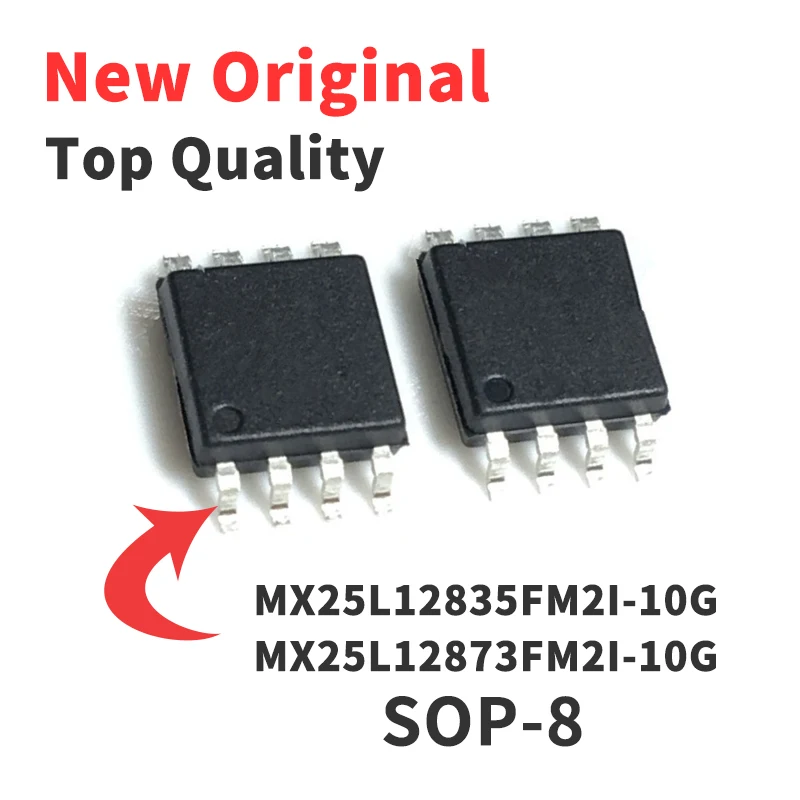 

5 Pieces MX25L12835FM2I-10G MX25L12873FM2I-10G 25L12873F 12835F SMD SOP8 Chip IC Brand New Original