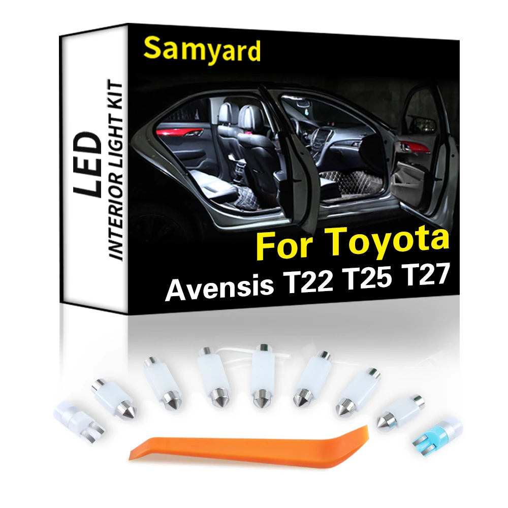 

Interior LED For Toyota Avensis T22 T25 T27 1997- 2013 2014 2015 2016 2017 2018 Canbus Dome Reading Trunk Light Bulb Kit