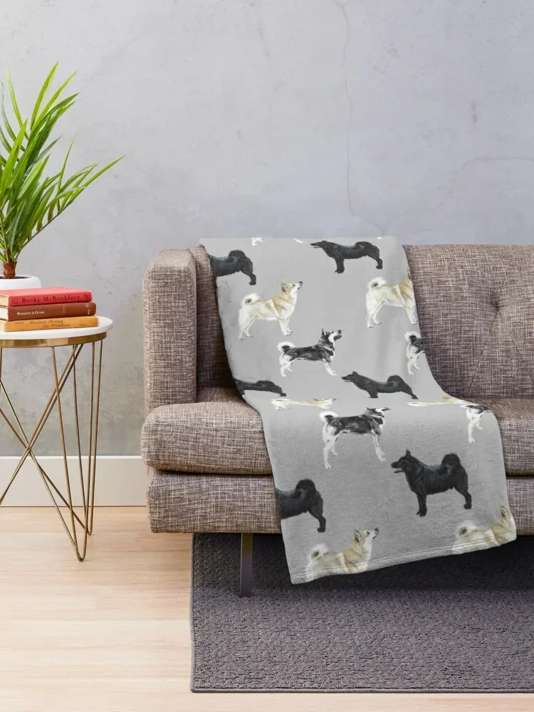 Норвежское одеяло Buhund с повторяющимся узором одеяла и пледы декоративные