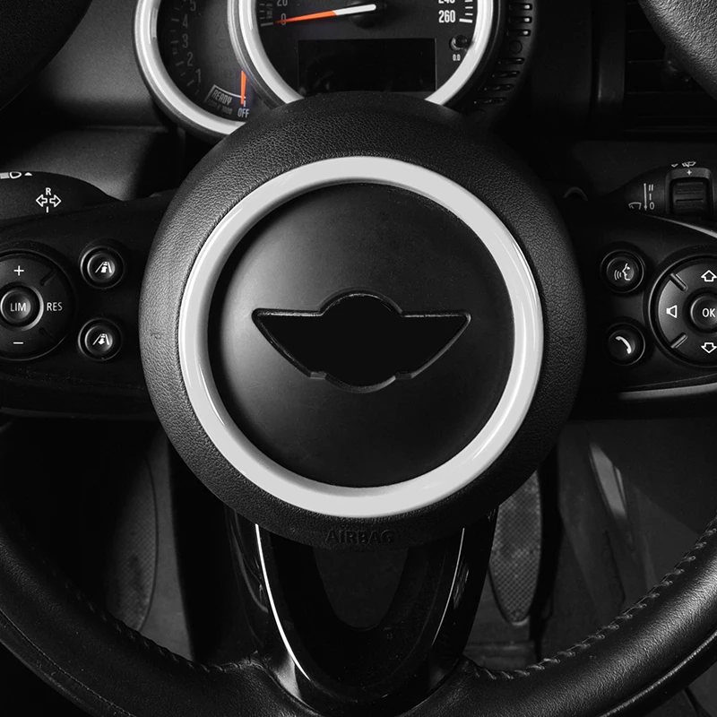 Эмблемы логотипа рулевого колеса автомобильные наклейки Обложка отделка кольца