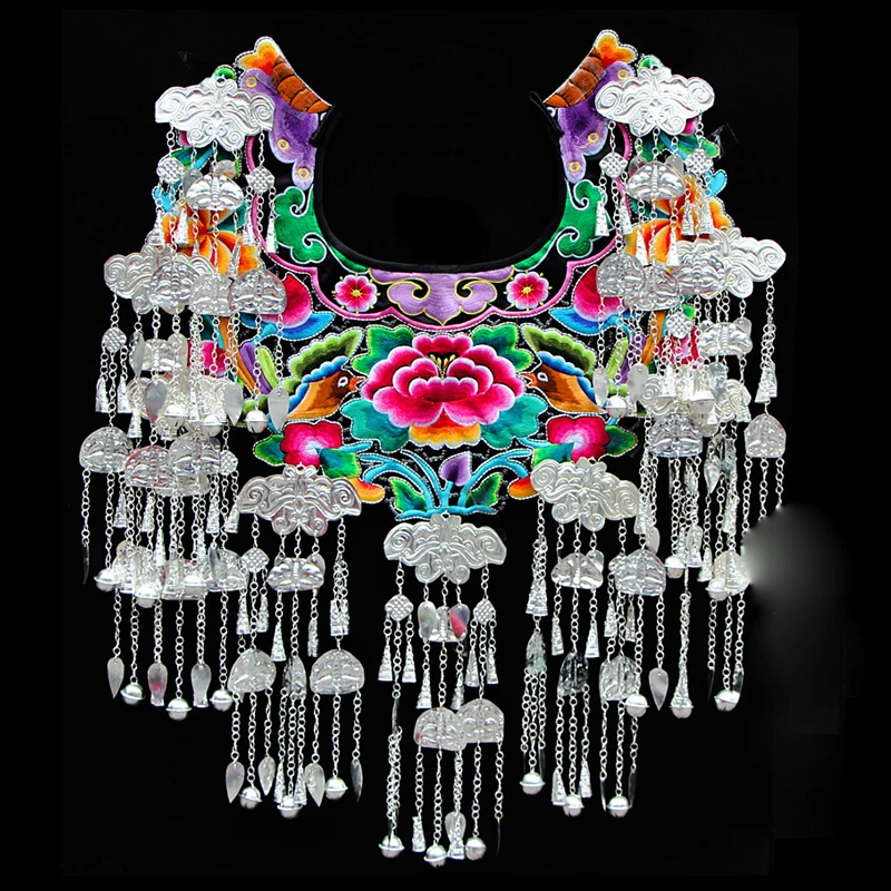 Женский длинный ремень с вышивкой в этническом стиле