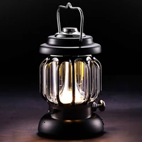 230lm led retro portable lantern outdoor camping kerosene lamp outdoor hiking tent lamp emergency lighting lanterns