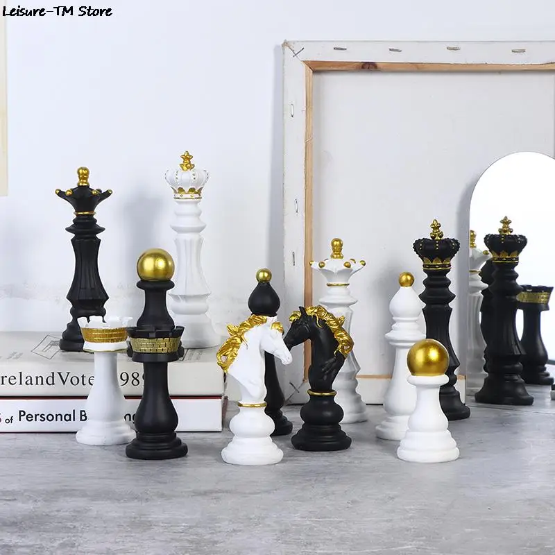 

1 шт. резиновые аксессуары для шахматных настольных игр, международные Шахматные фигурки в стиле ретро