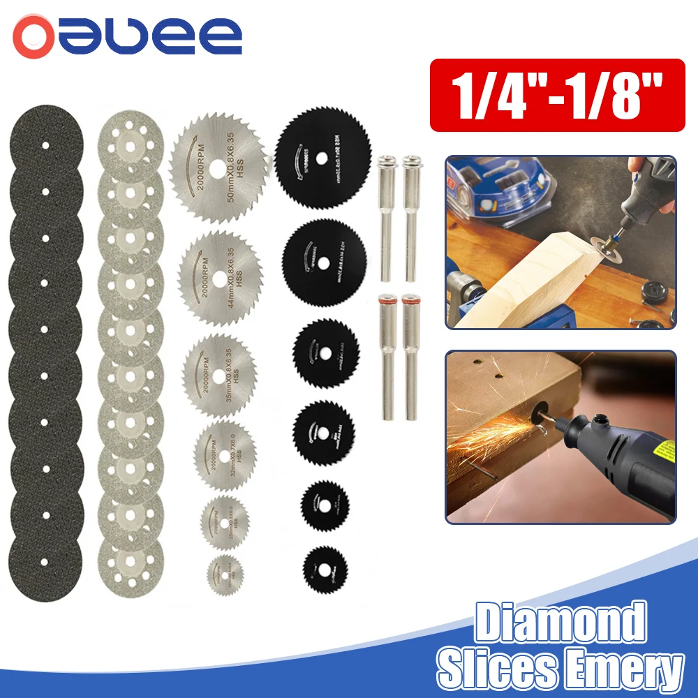 

Diamond Slices Emery HSS Mini Slices Tooth Grinding Slices Jade Glass Electric Grinder Hanging Small Saw Blades For Rotary Tools